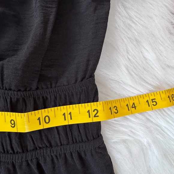 NWT Monteau Size S Tiered Black Maxi Dress - Picture 9 of 11